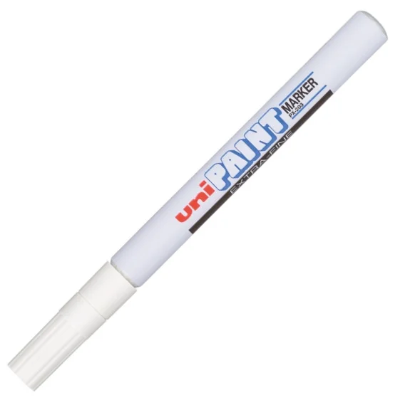 UNİ BOYAMA MARKÖRÜ PAINT PX-203 0.8 BEYAZ