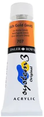DALER ROWNEY AKRİLİK BOYA SYSTEM 3 ORIGINAL SERİSİ 75 ML RICH GOLD IMIT 129075707