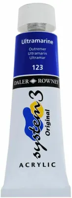 DALER ROWNEY AKRİLİK BOYA SYSTEM 3 ORIGINAL SERİSİ 75 ML ULTRAMARINE 129075123