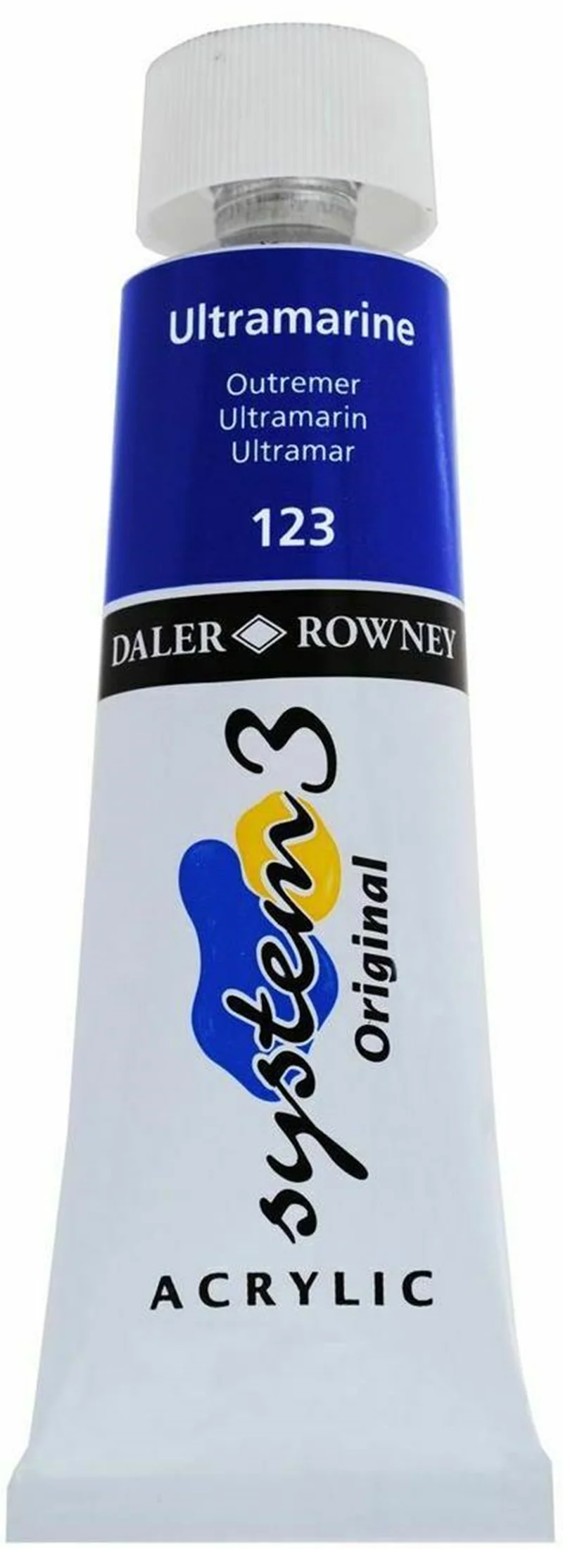 DALER ROWNEY AKRİLİK BOYA SYSTEM 3 ORIGINAL SERİSİ 75 ML ULTRAMARINE 129075123