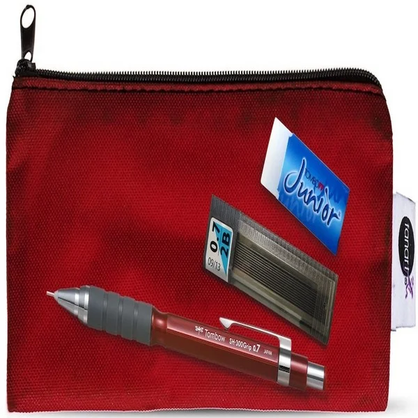 TOMBOW VERSATİL KALEM SH-300 GRIP OKUL SETİ BEZ KALEMLİKLİ 0.7 BORDO T-SH-GR31 R7.K2