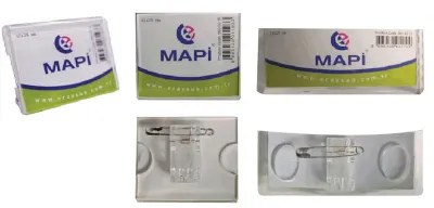 MAPİ İSİMLİK DİKDÖRTGEN 54X86 ŞEFFAF 25L 501 00 25