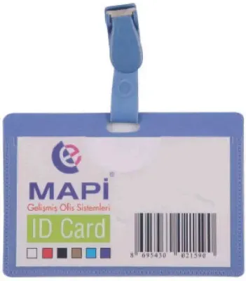 MAPİ KART P.KLİPSLİ PP YATAY KIRMIZI 5Lİ 910 16 14