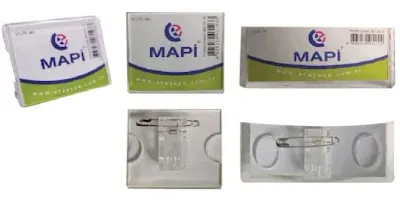 MAPİ İSİMLİK DİKDÖRTGEN 74X25 ŞEFFAF 25L 501 00 12