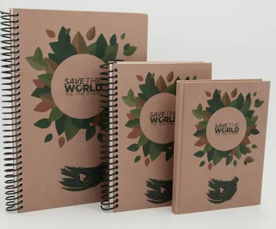 DİLMAN DEFTER KRAFT SPİRALLİ SERT KAPAK 16x22 120 YP KARELİ 2152