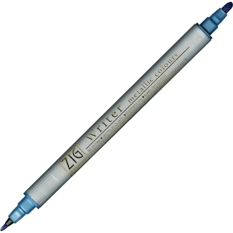 PASİF ZIG DAVETİYE KALEMİ METALİK MS-8000 125 BLUE