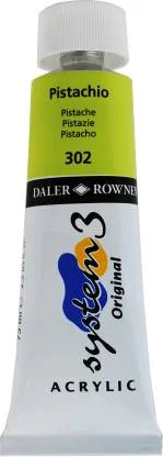 DALER ROWNEY AKRİLİK BOYA SYSTEM 3 ORIGINAL SERİSİ 75 ML PISTACHIO 129075302