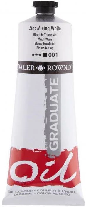 DALER ROWNEY YAĞLI BOYA GRADUATE GRAD SERİSİ 200 ML ZINC MIX WHITE 117200001
