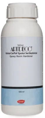 ARTDECO EPOKSİ SERTLEŞTİRİCİ KRİSTAL ŞEFFAF 500 ML Y-054L-02