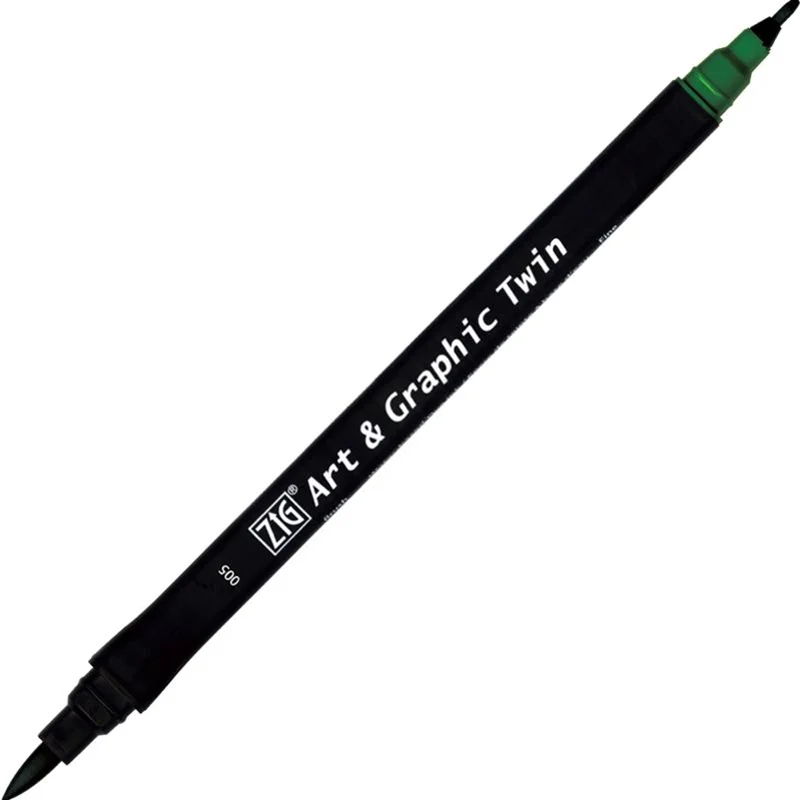 ZIG ART&amp;GRAPHIC TWIN TUT-80 005 GREEN