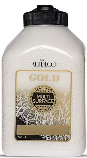 ARTDECO AKRİLİK BOYA GOLD MULTI-SURFACE 500 ML ORKİDE BEYAZI Y-G70L-331