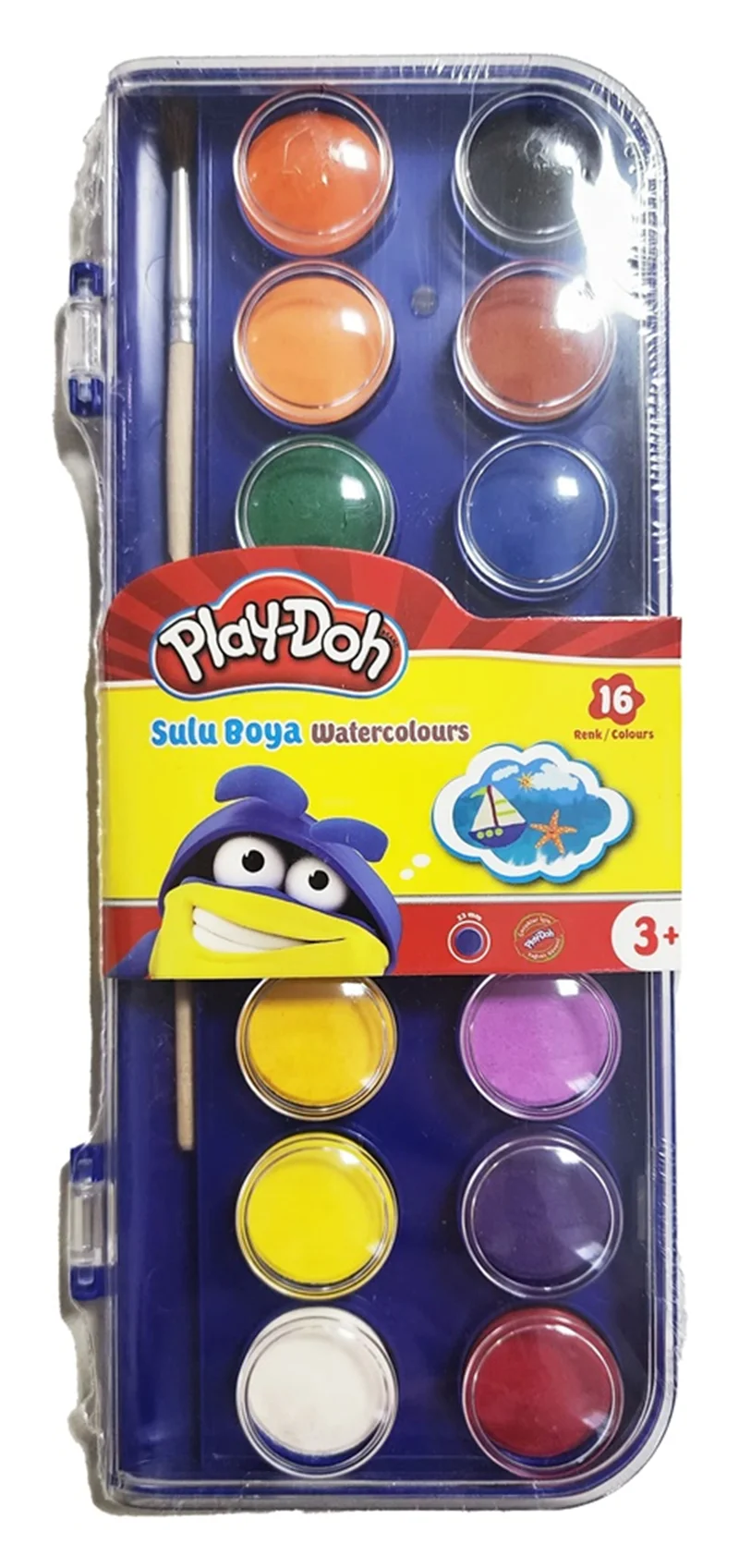 PLAY-DOH SULUBOYA 16 RENK 23MM PLAY-SU011