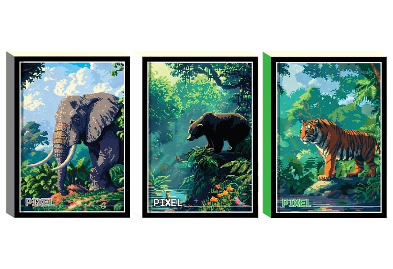 LİLAMOR PIXEL DEFTER 11,5X16 160 SYF.48'Lİ (6 ASS.) LLM-DF1116-PX01