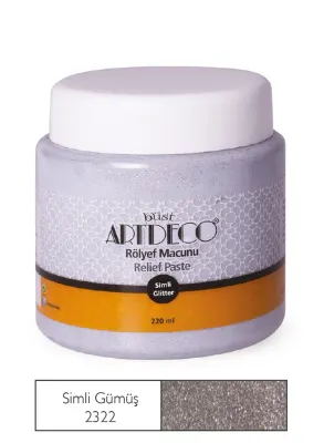 ARTDECO RÖLYEF MACUNU SİMLİ 220 ML GÜMÜŞ Y-054N 2322
