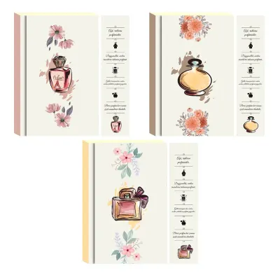 LİLAMOR PARFÜM KOKULU AYRAÇLI DEFTER 12,5X19,5 220 SYF.18'Lİ (6 ASS.) LLM-DF1219-PK03
