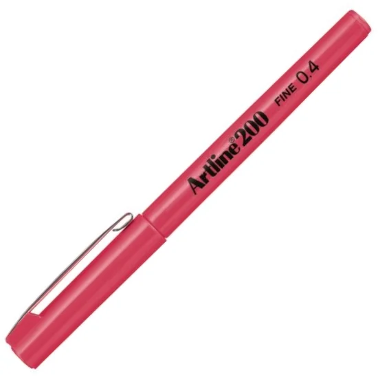 ARTLINE KEÇE UÇLU YAZI KALEMİ FINE 200CC 0.4 PEMBE A-EK-200CC PINK