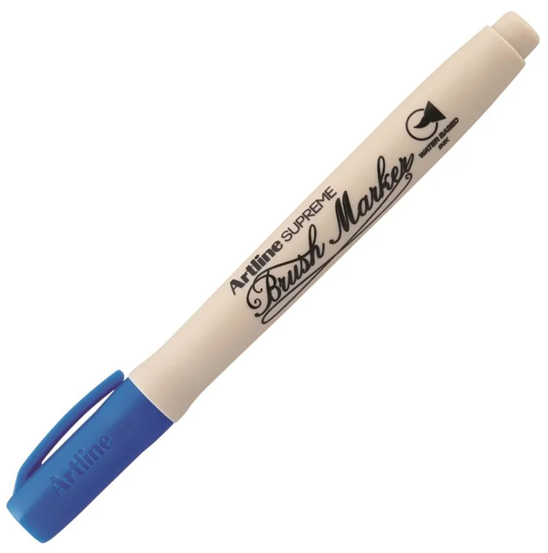 ARTLINE KEÇELİ KALEM SUPREME BRUSH MARKER FIRÇA UÇLU MAVİ A-EPF-F BLUE