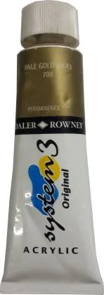 DALER ROWNEY AKRİLİK BOYA SYSTEM 3 ORIGINAL SERİSİ 75 ML PALE GOLD 129075708