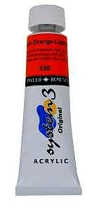 DALER ROWNEY AKRİLİK BOYA SYSTEM 3 ORIGINAL SERİSİ 75 ML CADMIUM ORANGE LIGHT HUE 129075638