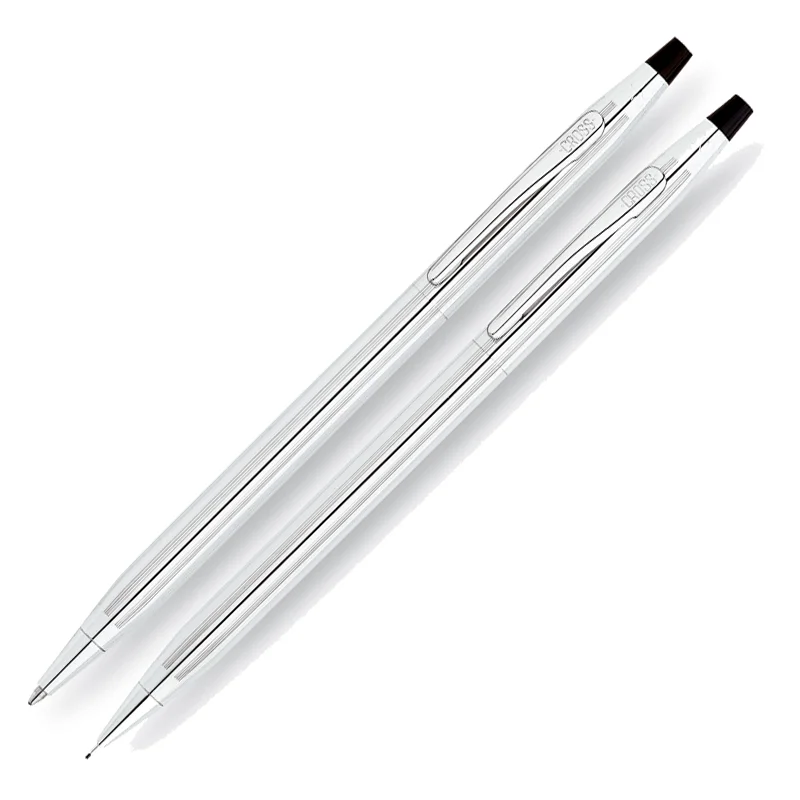 CROSS TÜKENMEZ KALEM + VERSATİL KALEM SET CENTURY CLASSIC PARLAK KROM 3501