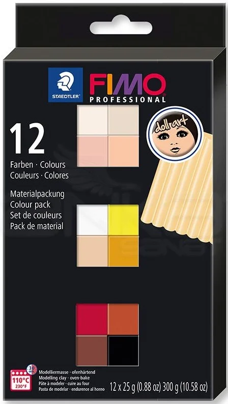 FIMO PROFESSIONAL MODELLEME KİLİ SET MP DA EC 12 BLOK 8043 C12-1