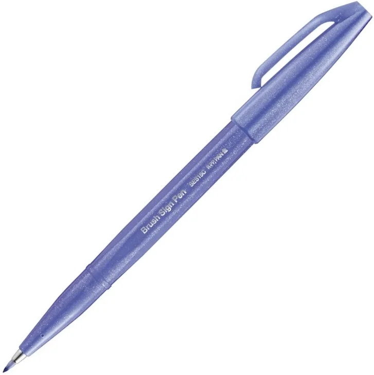 PENTEL İMZA KALEMİ SING PEN BRUSH SES15C MOR Y SES15C-V2X