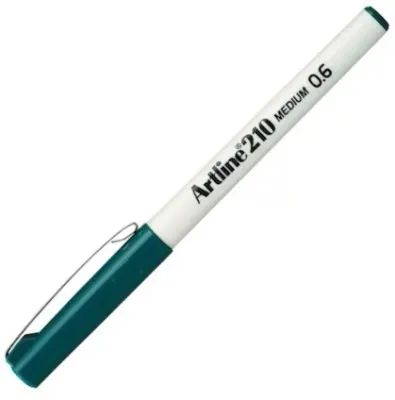 ARTLINE KEÇE UÇLU YAZI KALEMİ 210N 0.6 KOYU YEŞİL A-EK-210N DARK
