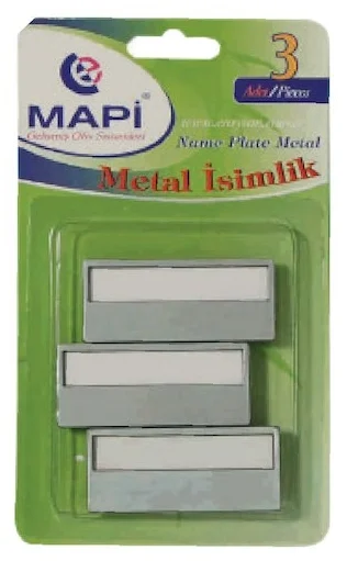 MAPİ İSİMLİK MIKNATISLI ALTIN BLİSTER 908 11 12