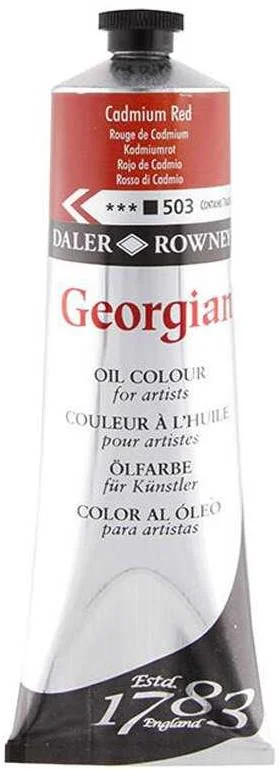 DALER ROWNEY YAĞLI BOYA GEORGIAN GOC SERİSİ 225 ML CAD RED 111225503