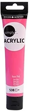 DALER ROWNEY AKRİLİK BOYA SIMPLY SERİSİ 75 ML NEON PINK 126975538
