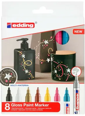 EDDING DEKORASYON MARKÖRÜ E-750 8 Lİ