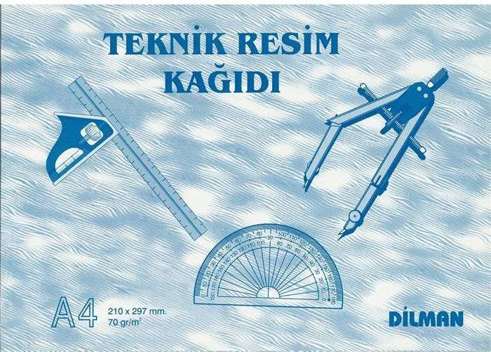 DİLMAN TEKNİK RESİM KAĞIDI A4 YATAY 30 YP 2113