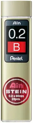 PENTEL MİN HI-POLYMER STEIN 0.2 B 20 Lİ TÜP Y C272W-B