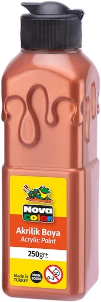 NOVA COLOR AKRİLİK BOYA 250 GR BAKIR NC-3037