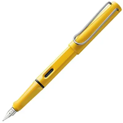 LAMY DOLMA KALEM SAFARI METAL KLİPS SARI M UÇ 18-M
