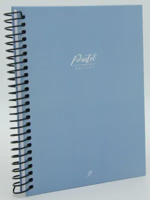 DİLMAN DEFTER PASTEL COLOR SPİRALLİ SERT KAPAK 16x22 120 YP KARELİ 2179