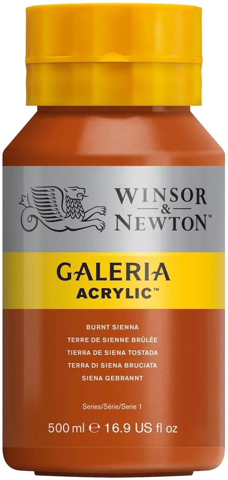 W&amp;N AKRİLİK BOYA GALERIA 500 ML BURNT SIENNA 074 WN-2150074