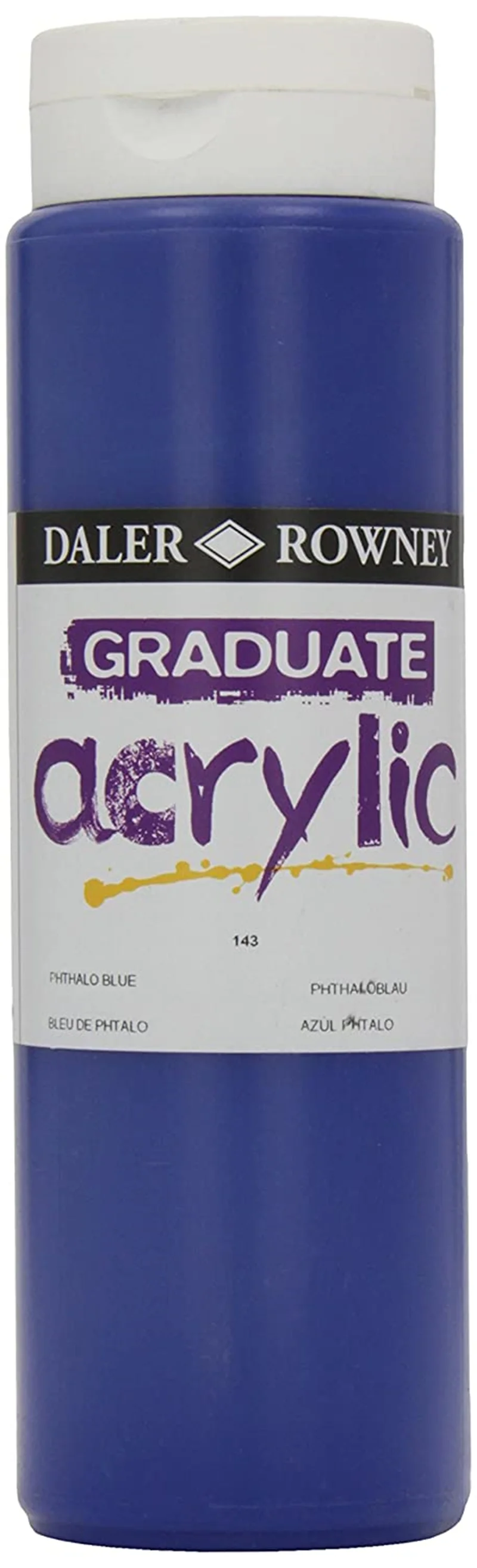 DALER ROWNEY AKRİLİK BOYA GRADUATE SERİSİ 500 ML PHTHALO BLUE 123500143