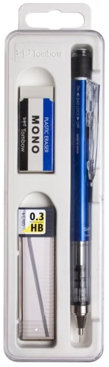TOMBOW VERSATİL KALEM MONO GRAPH OKUL SETİ 0.3 MAVİ KUTULU T-SH-MG 41R3.K3