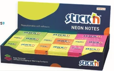 GIPTA YAPIŞKANLI NOT KAĞIDI STAND NEON 4 RENK 90 LI 2125900