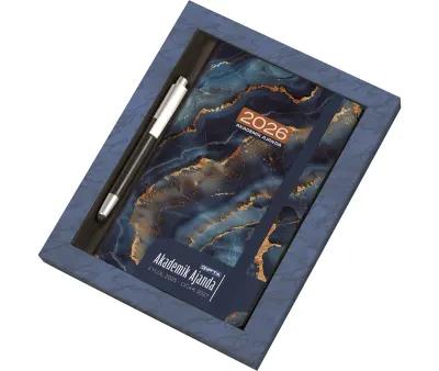 GIPTA AJANDA AKADEMİK SET HAFTALIK 17x24 AJANDA+TOUCH PEN KALEM S1073
