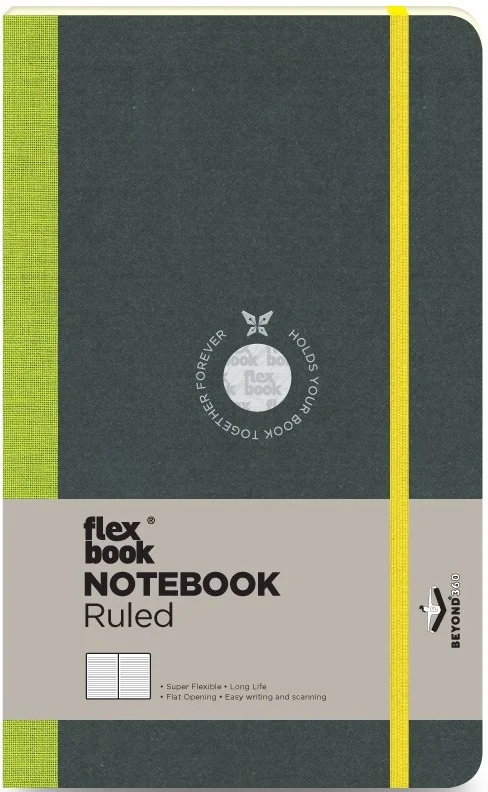 FLEX BOOK DEFTER 13x21 A.YEŞİL 192SF.ÇİZGİLİ  FB 14