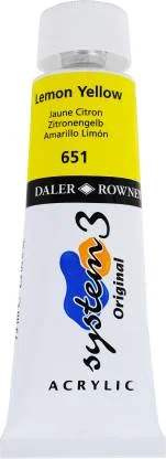 DALER ROWNEY AKRİLİK BOYA SYSTEM 3 ORIGINAL SERİSİ 75 ML LEMON YELLOW 129075651