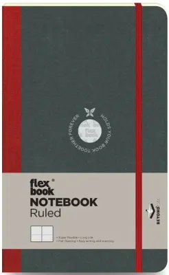 FLEX BOOK DEFTER 13x21 KIRMIZI 192SF.ÇİZGİLİ  FB 15