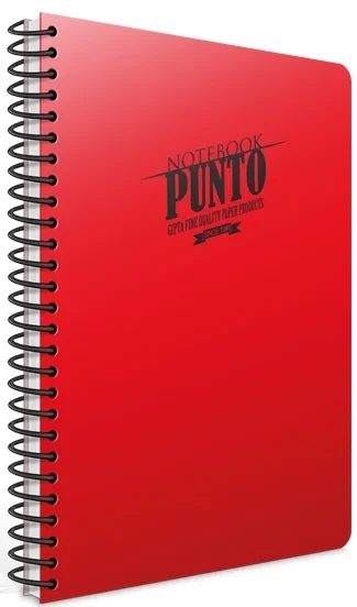 GIPTA DEFTER PUNTO A4 SPİRALLİ PP KAPAK 200 YP. KARELİ 6547
