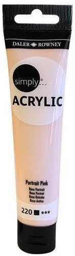 DALER ROWNEY AKRİLİK BOYA SIMPLY SERİSİ 75 ML PORT PINK 126975220