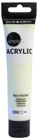 DALER ROWNEY AKRİLİK BOYA SIMPLY SERİSİ 75 ML GLOW IN THE DARK 126975598
