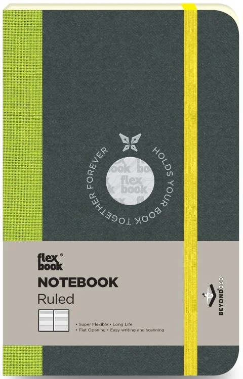 FLEX BOOK DEFTER 9x14 A.YEŞİL 192SF.ÇİZGİLİ FB 17