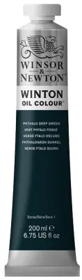 W&amp;N YAĞLI BOYA WINTON 200 ML PHTHALO DEEP GREEN 048 WN-1437048