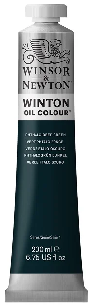 W&amp;N YAĞLI BOYA WINTON 200 ML PHTHALO DEEP GREEN 048 WN-1437048